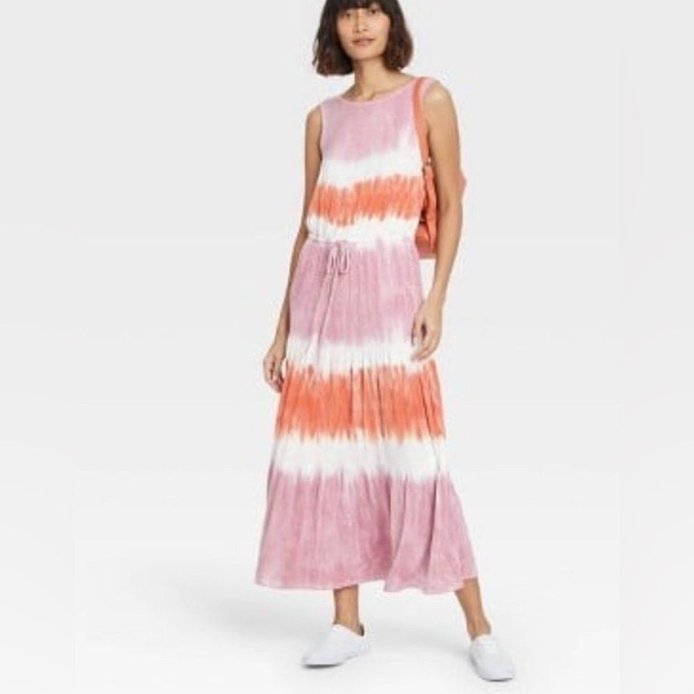 Knox Rose Tie Dye Dress Maxi S